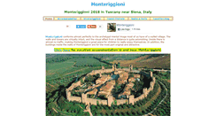 Desktop Screenshot of monteriggioni.info