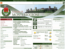 Tablet Screenshot of comune.monteriggioni.si.it
